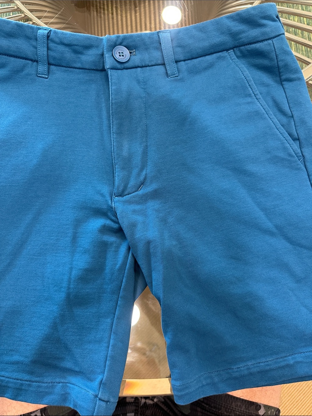 Men's postmarc Flat Front Casual Shorts in  Blue